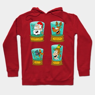 Christmas heads in a jar Hoodie